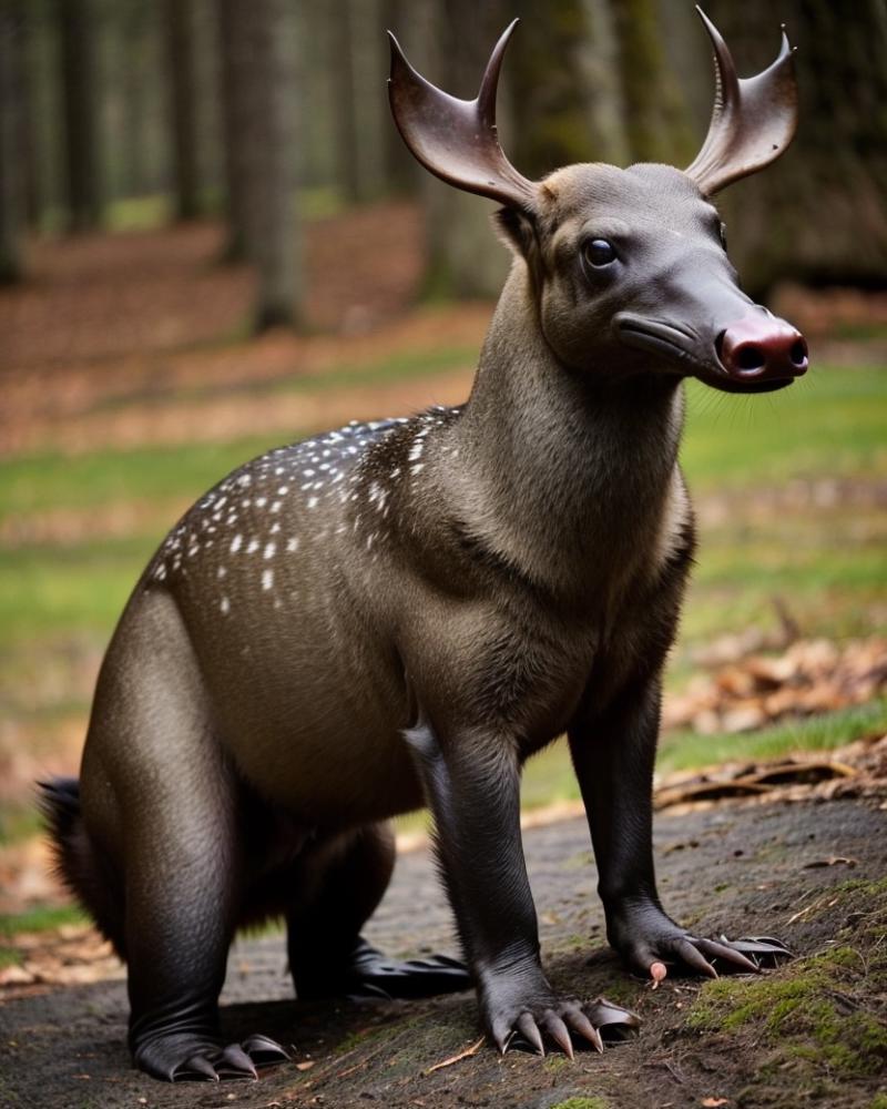 47703-2726564024-photo of a real life platypus deer hybrid_highly detailed realistic, sharp focus.png